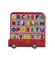 3D Educational Alphabet Travel Bus