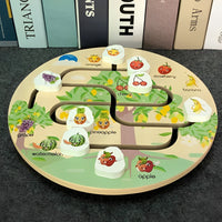 Fruit Maze & Assemble Wooden Puzzle Set